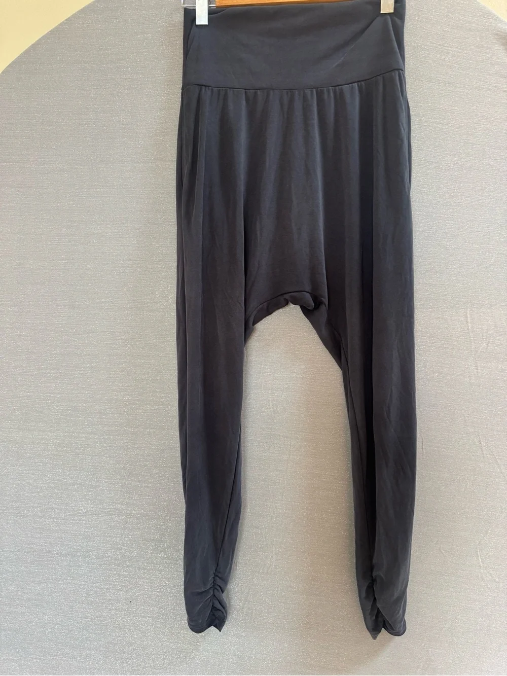 Free People Charcoal Black Harem Track Pants